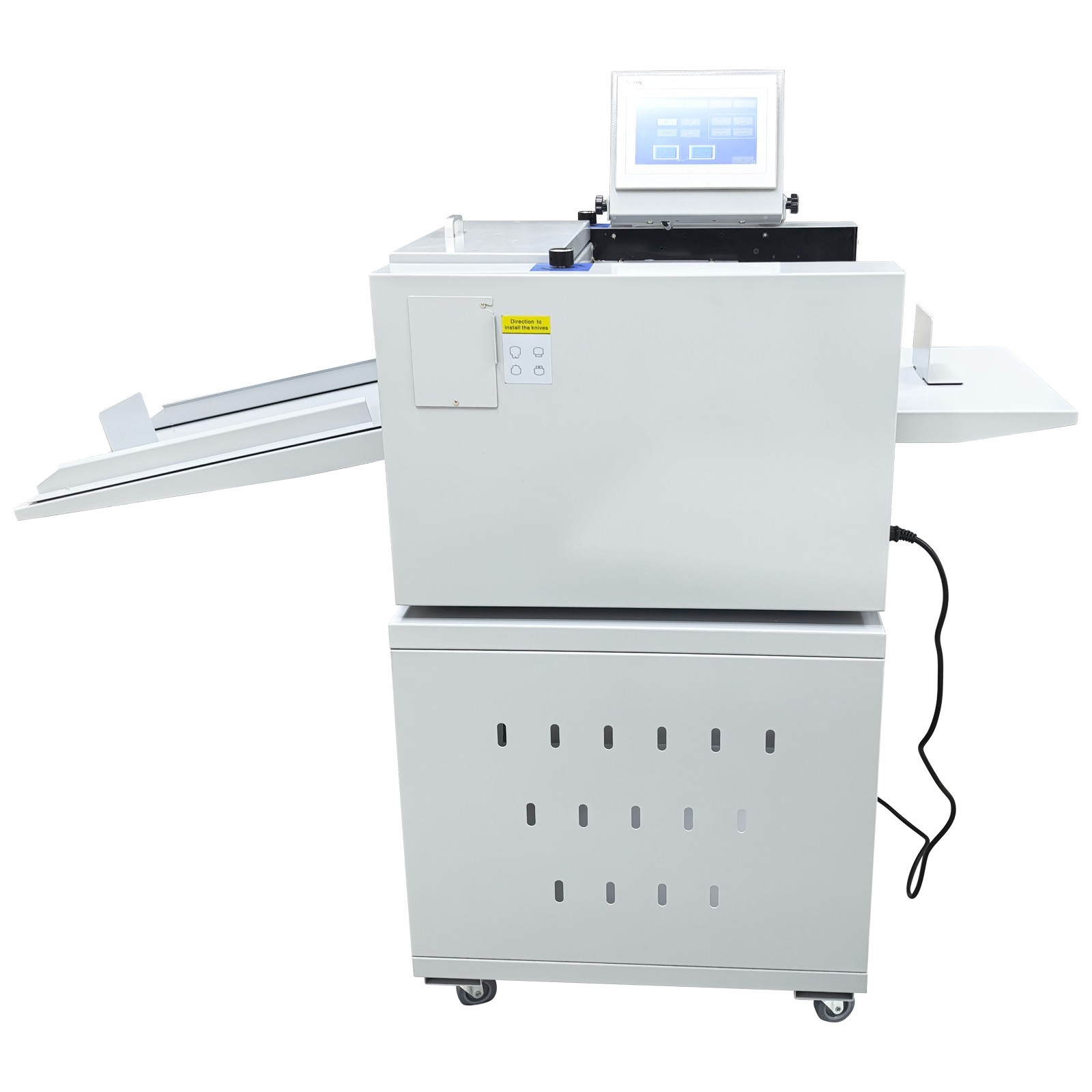 110V 13in Digital Creasing Machine Full Automatic Creasing Machine Touch Screen
