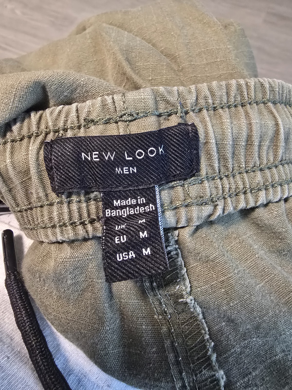 New Look Mens Green Joggers Large