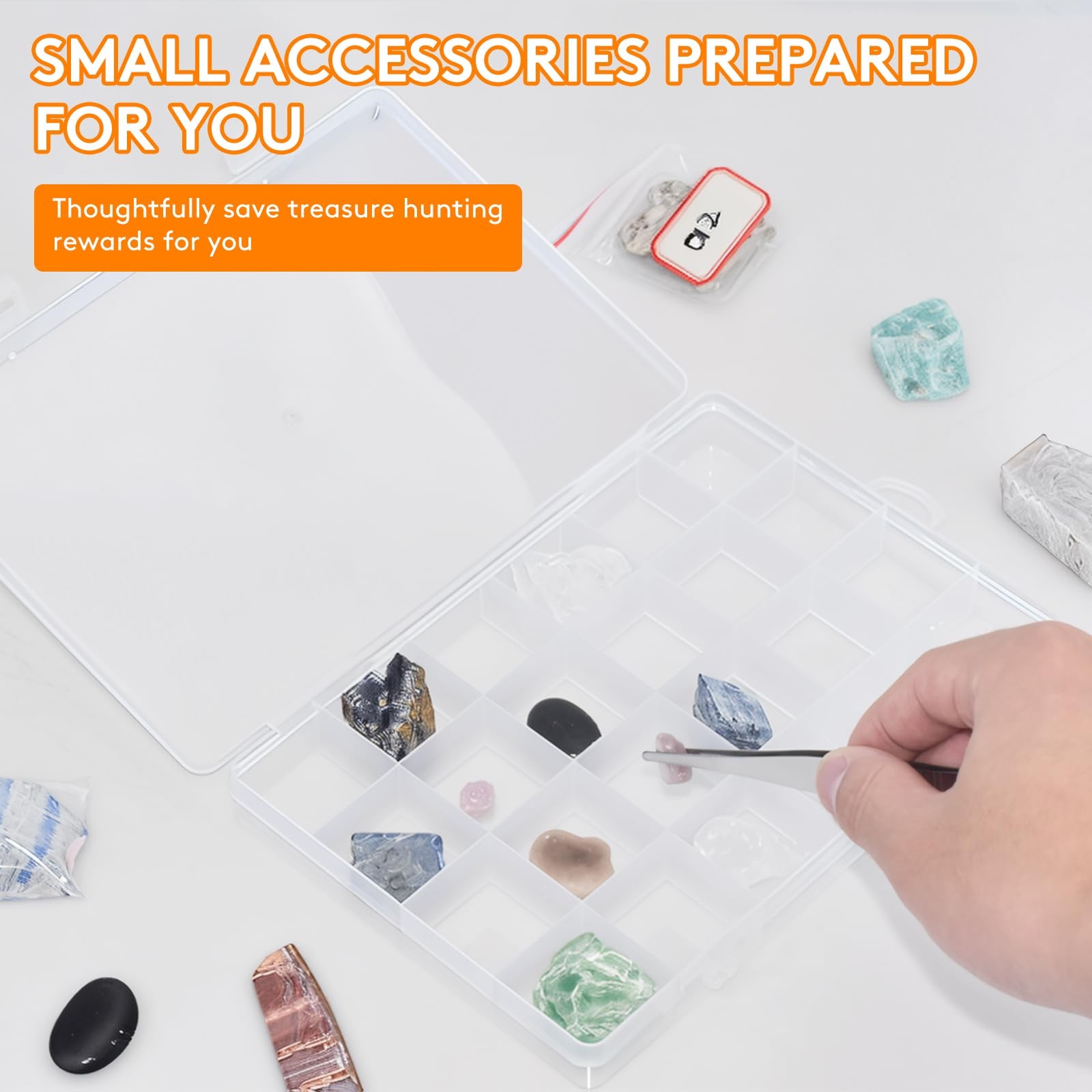 27pcs Geology tool kits，Rock mining tools，Rock hounding tools with exquisite ...