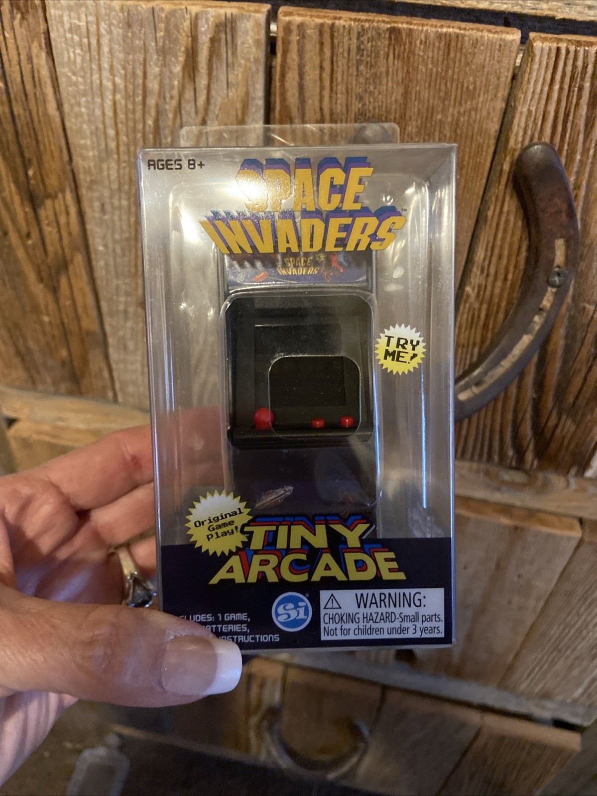 World's Smallest Tiny Arcade Space Invaders Miniature Game 2017 New Sealed