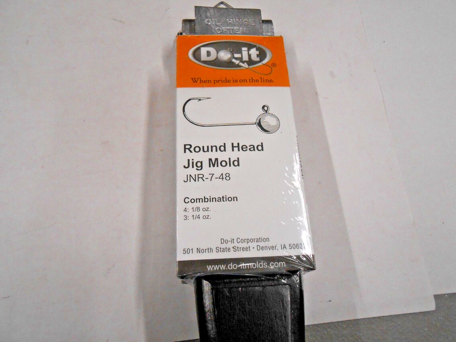 1017 Do-It Round Jig Mold No Collar 1/8 & 1/4 oz
