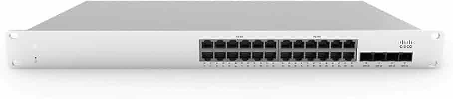 Meraki MS210-24P-HW 24-Port Cloud Managed Switch, 1 Year Warranty *UNCLAIMED*
