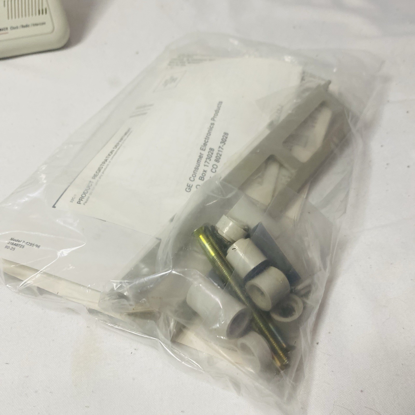 GE Spacemaker 7-4295 & 7-4296 Accessory Remote Unit W/ Wireless Intercom System