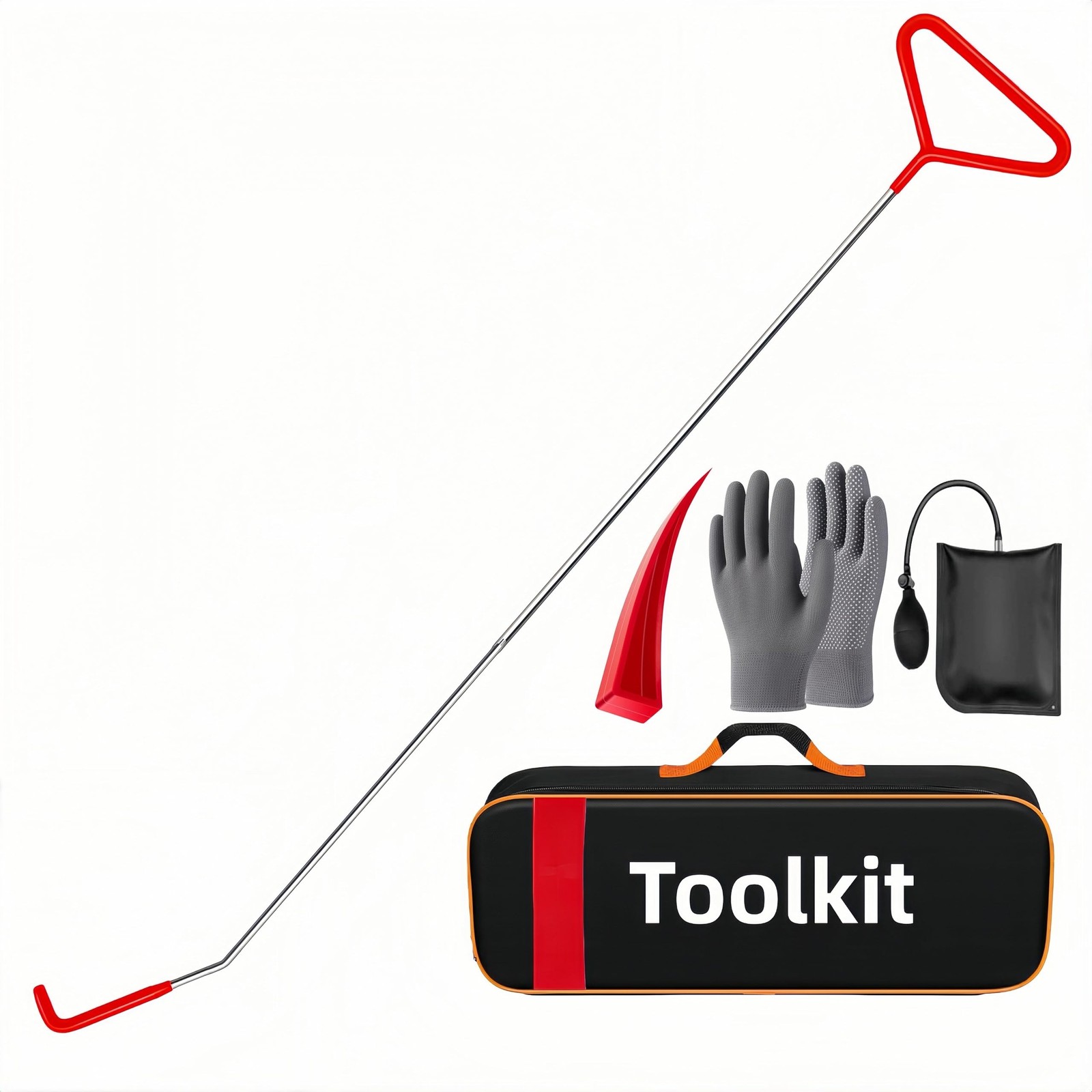 DENWAY Car Tool Set, Cargo Grabber Retriever Tool - Upgraded Extendable Picku...