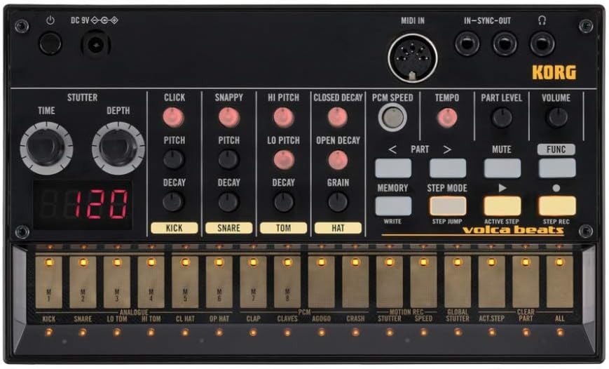 Korg Volca Beats Analog Drum 16 Step Sequencer