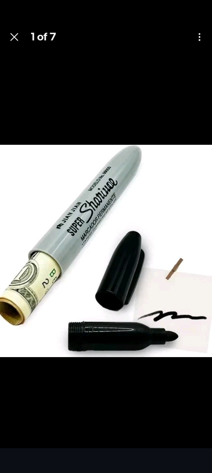 Hidden Compartment Writing Marker Secret Dummy Diversion Safe Pen D6