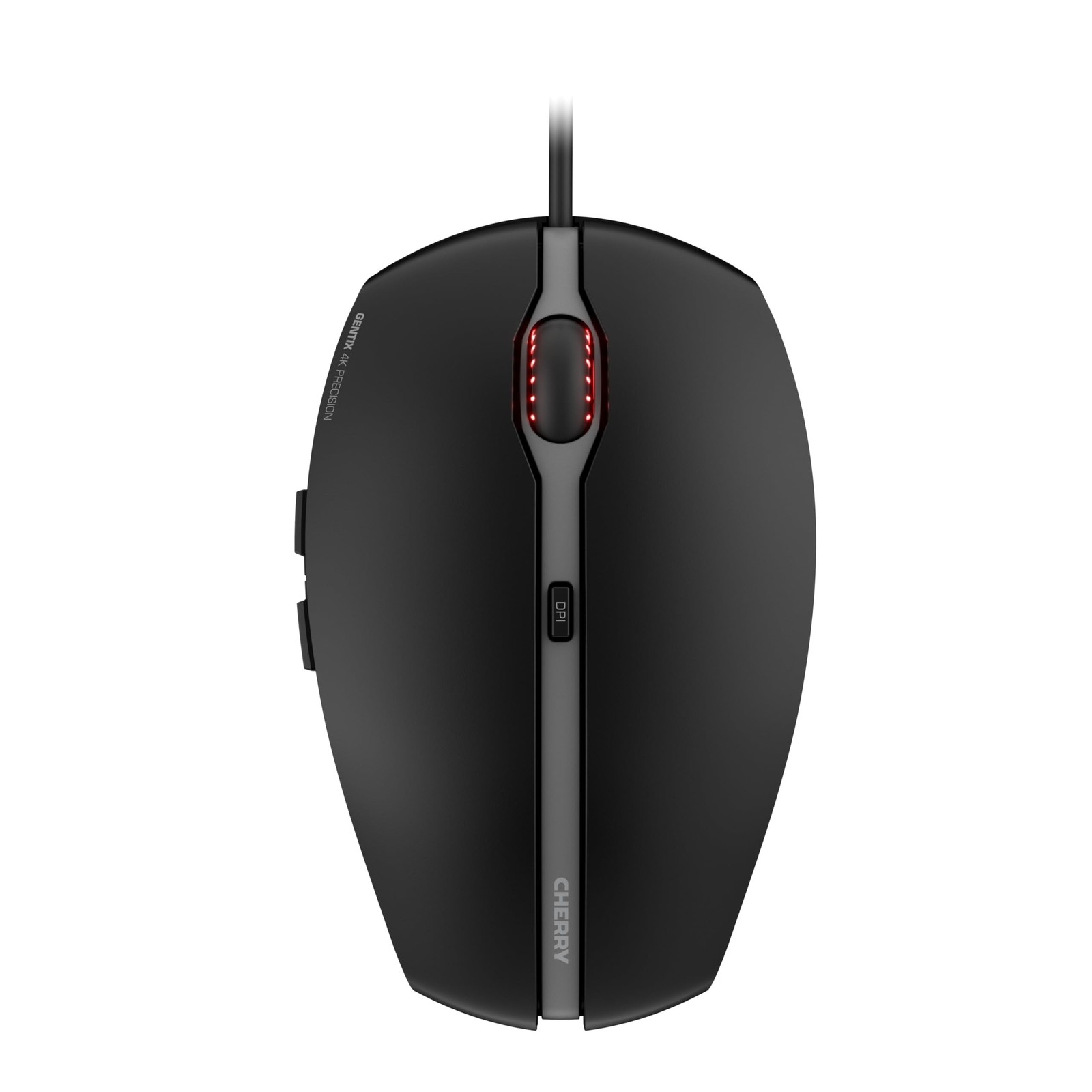 Cherry GENTIX 4K mice USB Optical 3600 DPI Ambidextrous, Black Single Wired