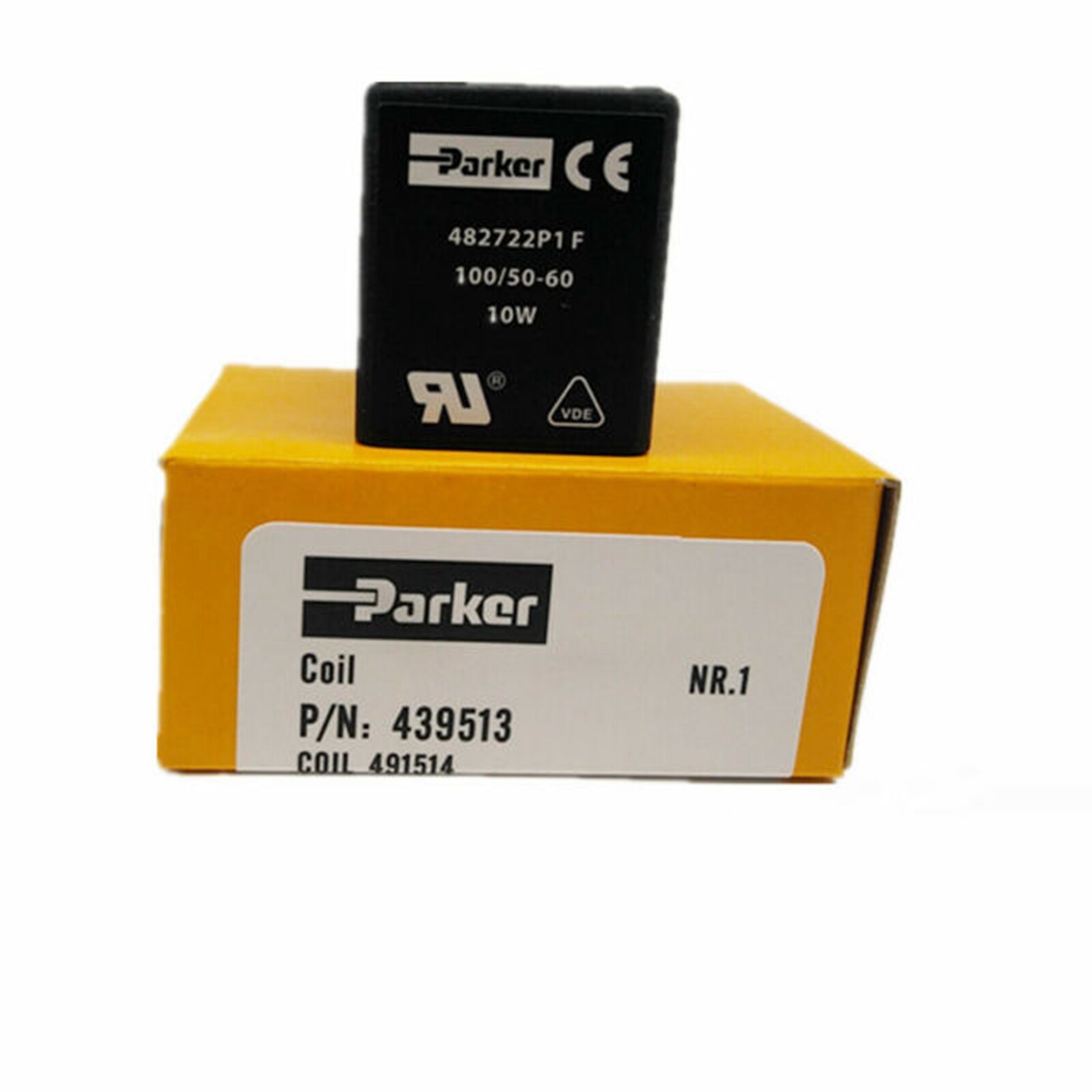 NEW PARKER 482722P1 F Solenoid Valve Coil 10W 100-110V