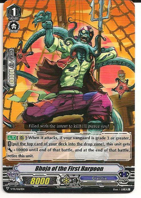 4x Bhoja of the First Harpoon V-PR/0167EN Cardfight TCG Promo Mint Playset