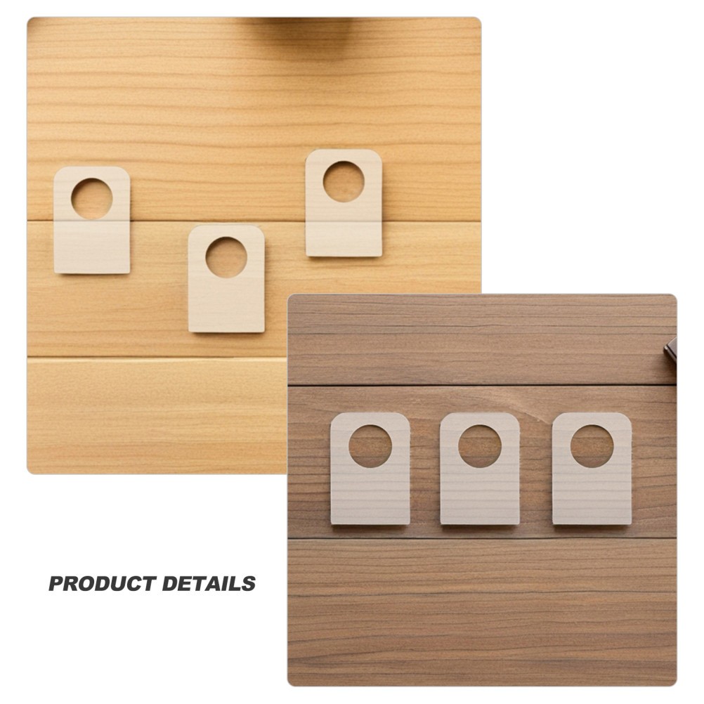 300Pcs Reusable Adhesive Hooks Tabs Clear Plastic Hang Tabs for Retail Display