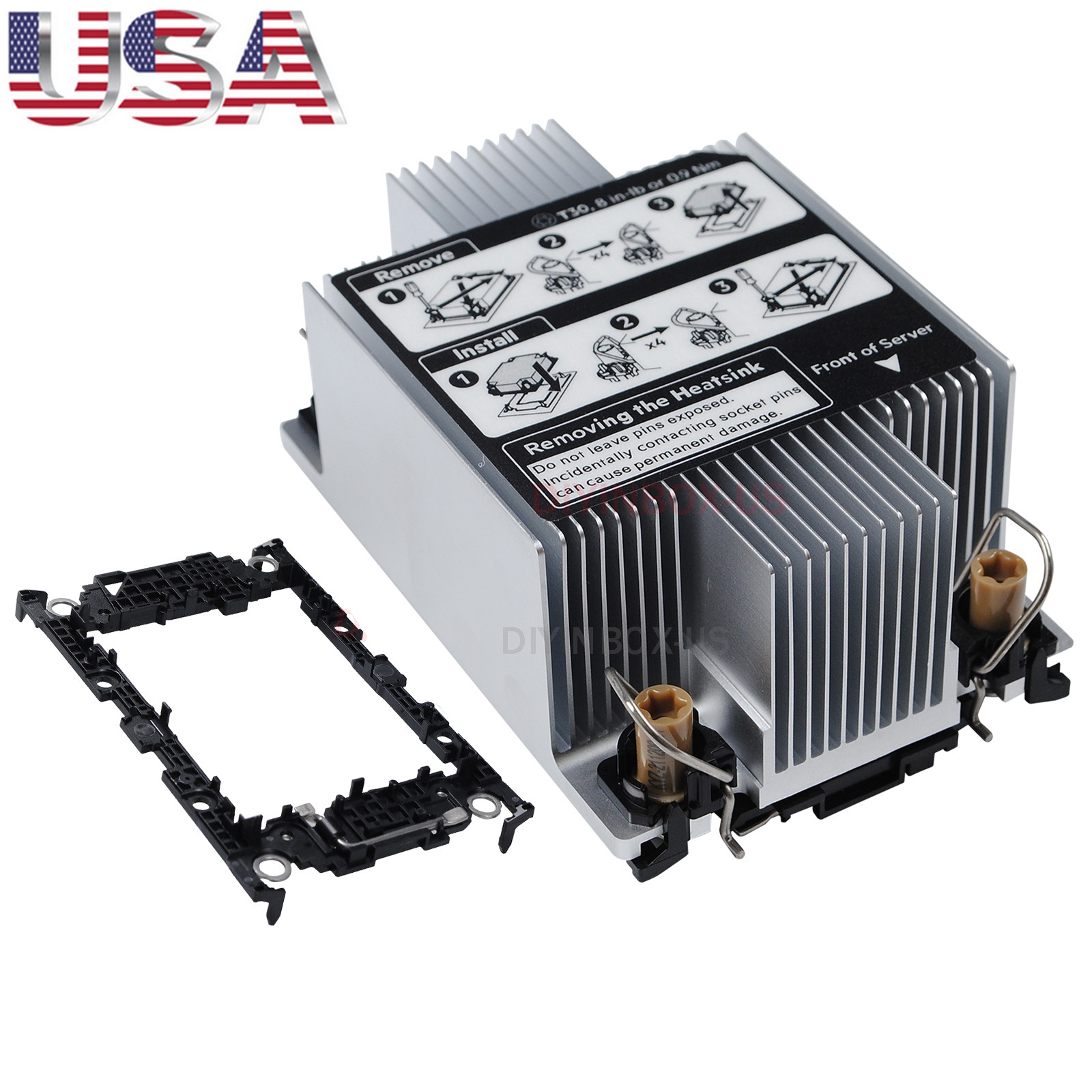 Standard CPU HeatSink for HPE DL380 Gen11 P/N: P43509-001 P43508-001 P49956-001