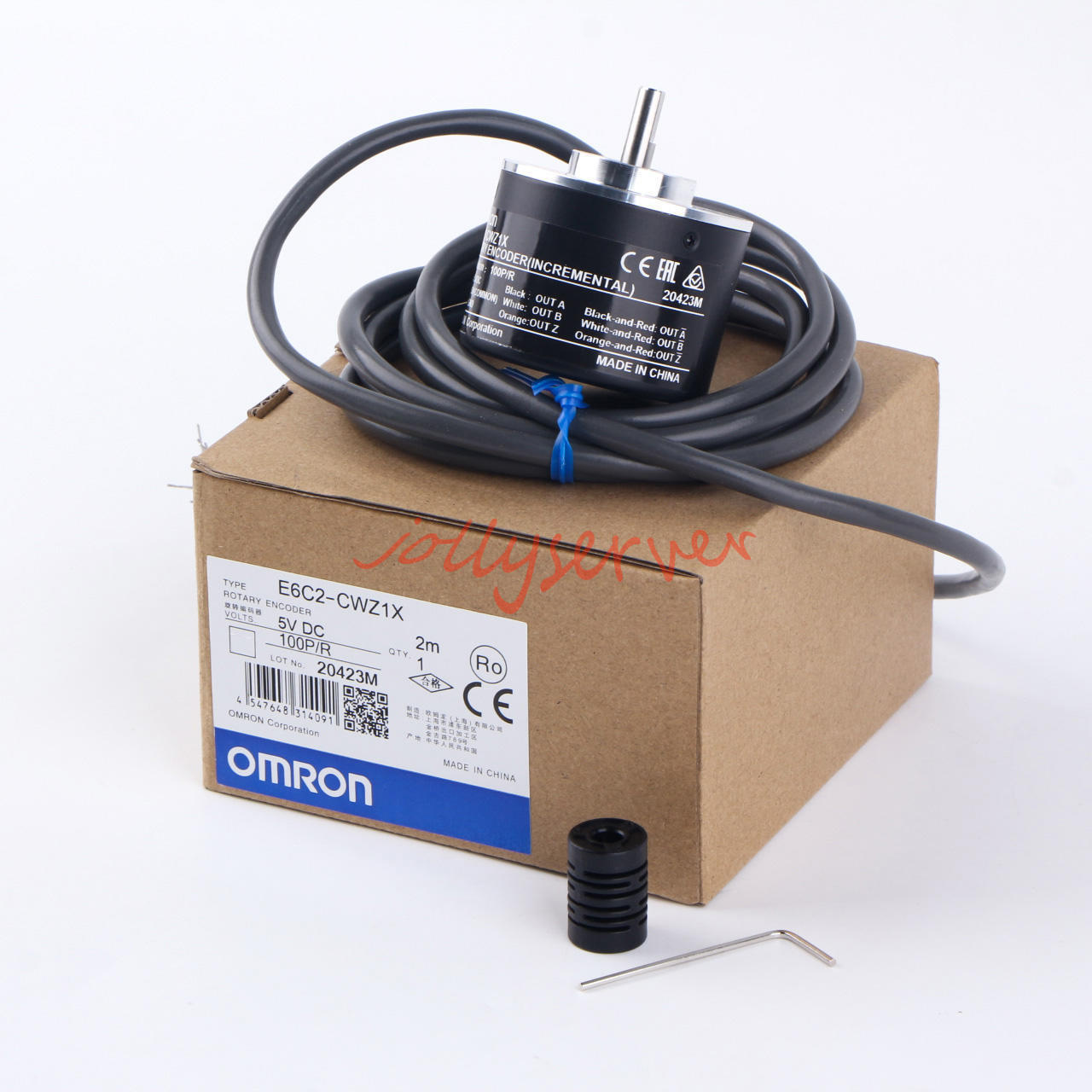 1PC E6c2-cwz1x 100p/R Omron Incremental Rotary Encoder