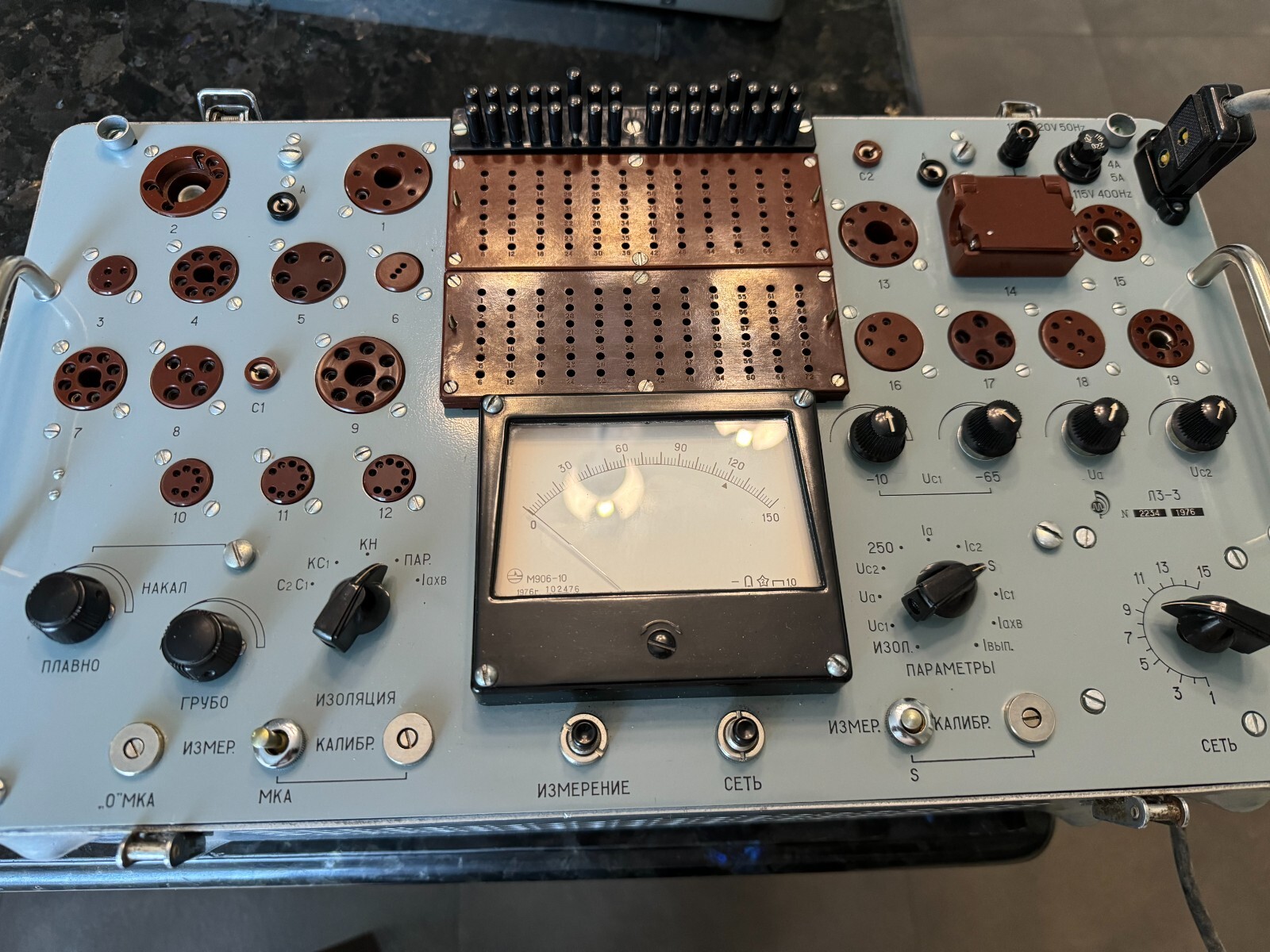 L3-3 Electron Vacuum tube tester full set 1970s USSR