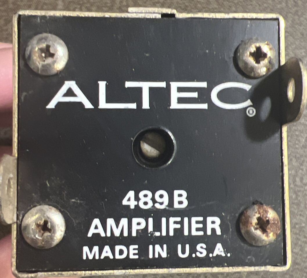 Altec 489B Amplifier / Power Supply Vintage