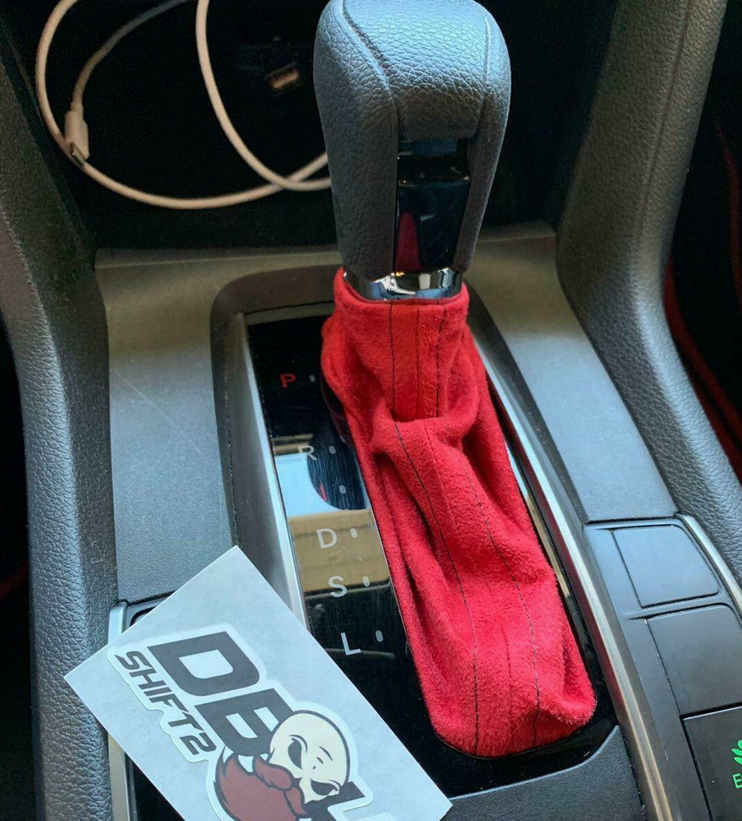 Dboy Shiftz Shift Boot for Honda Civic 10th gen CVT exact fit choose print