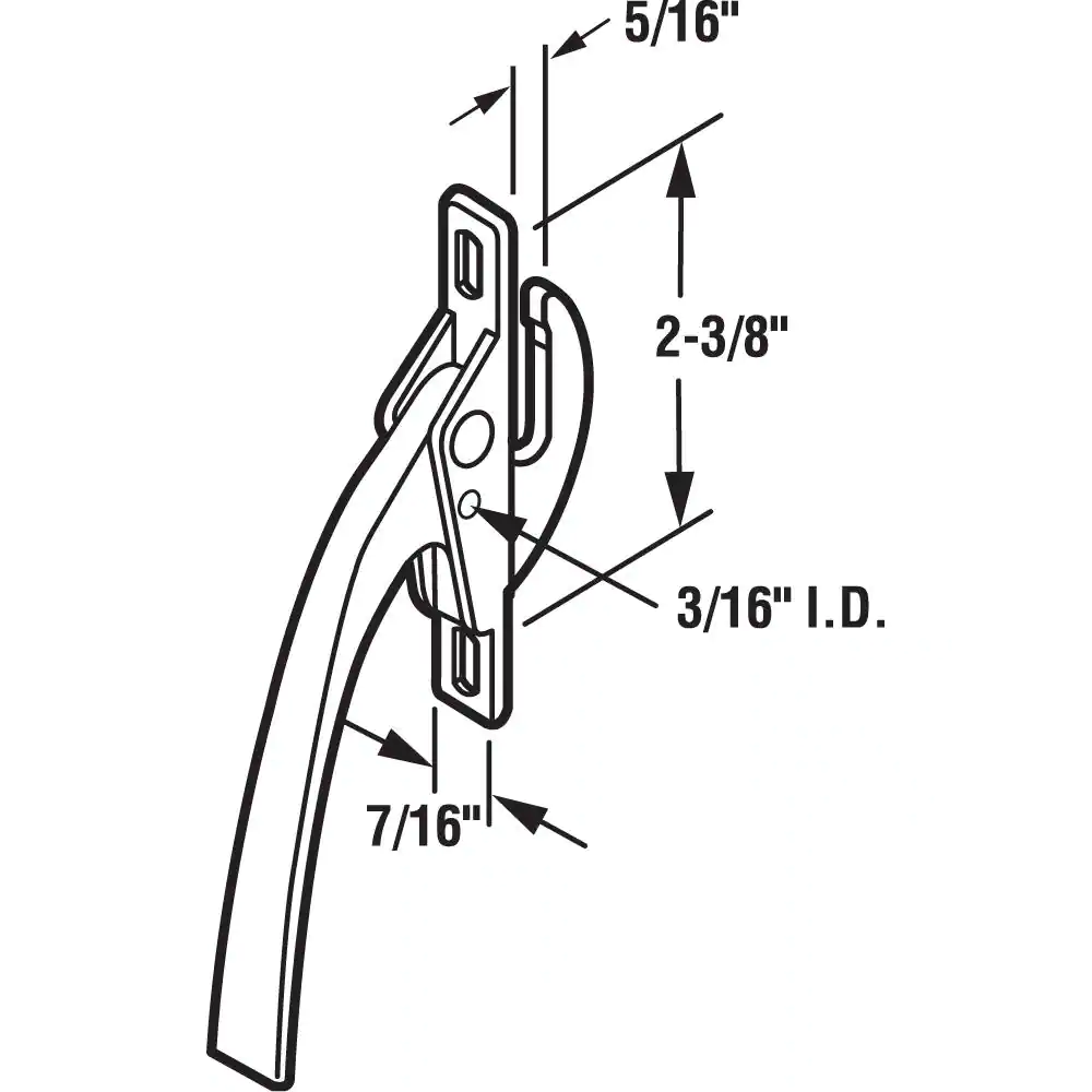 Bronze Casement Window Locking Handle