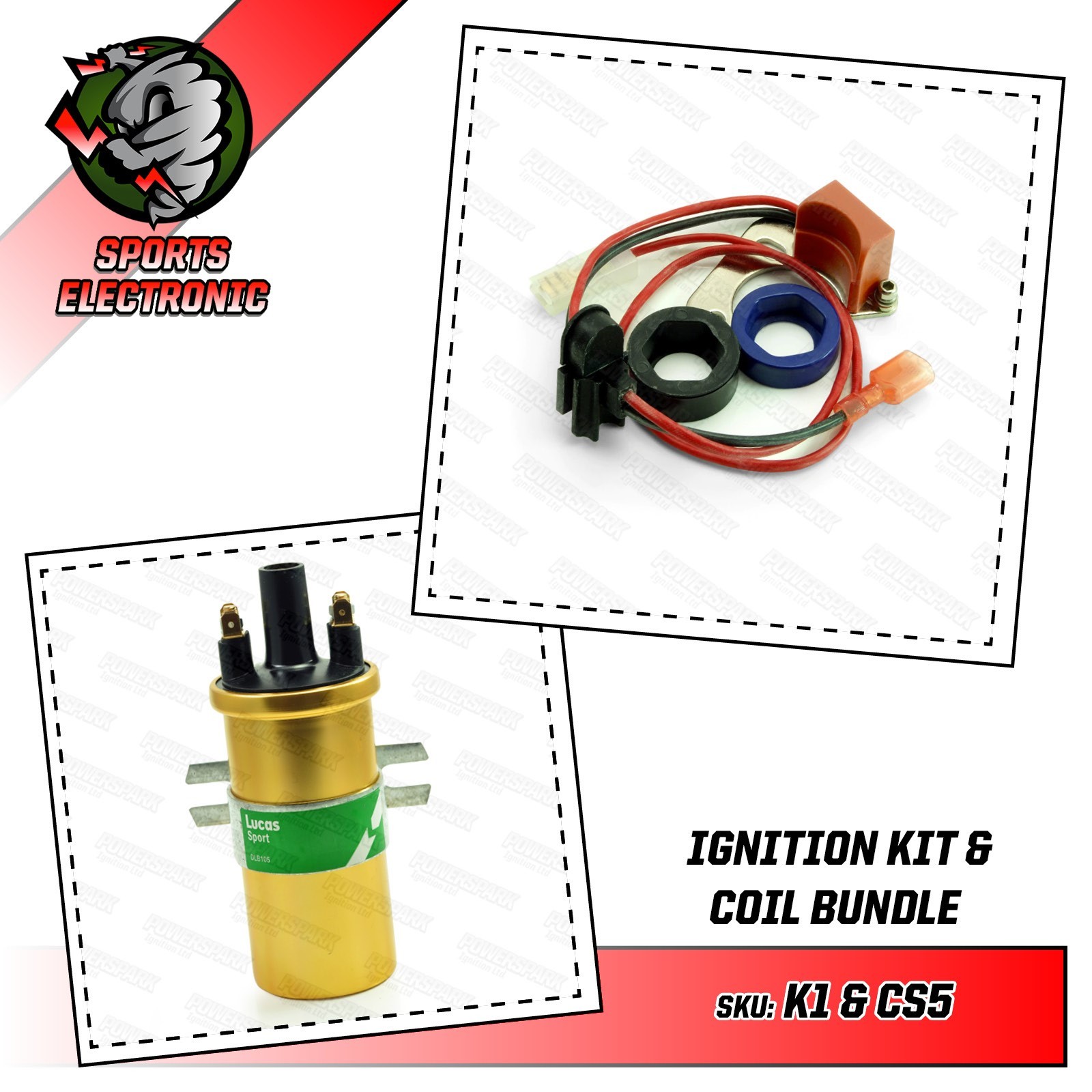 Electronic Ignition kit Lucas Gold Sports Coil Jaguar Triumph Austin and More