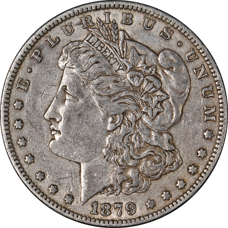 1879-P Morgan Silver Dollar Nicely Circulated - Great Set Builder - STOCK