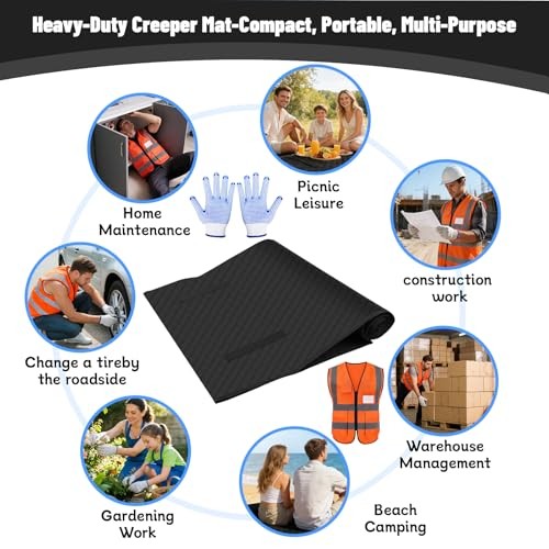 60"x28" Magic Rolling Creeper Mat—Long Clearance—High Clearance