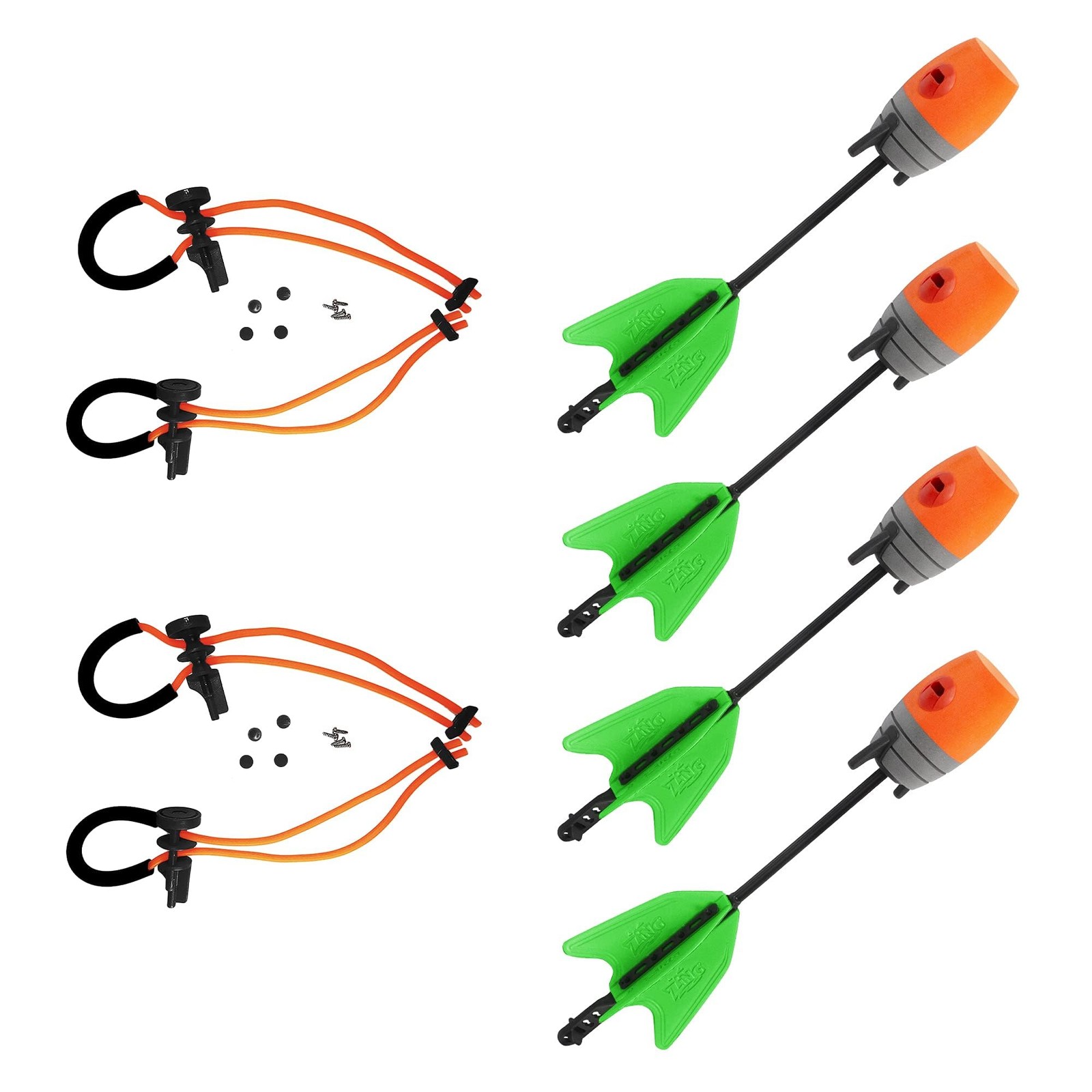 Zcurve Bow Bungee Replacement And Arrow Refill Pack Includes 2 Orange Zcurve Bun
