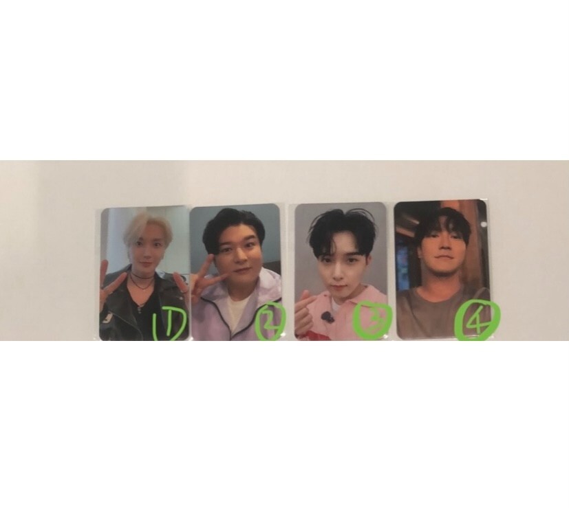 Super Junior the road keep on going Mumo Pob Photcards