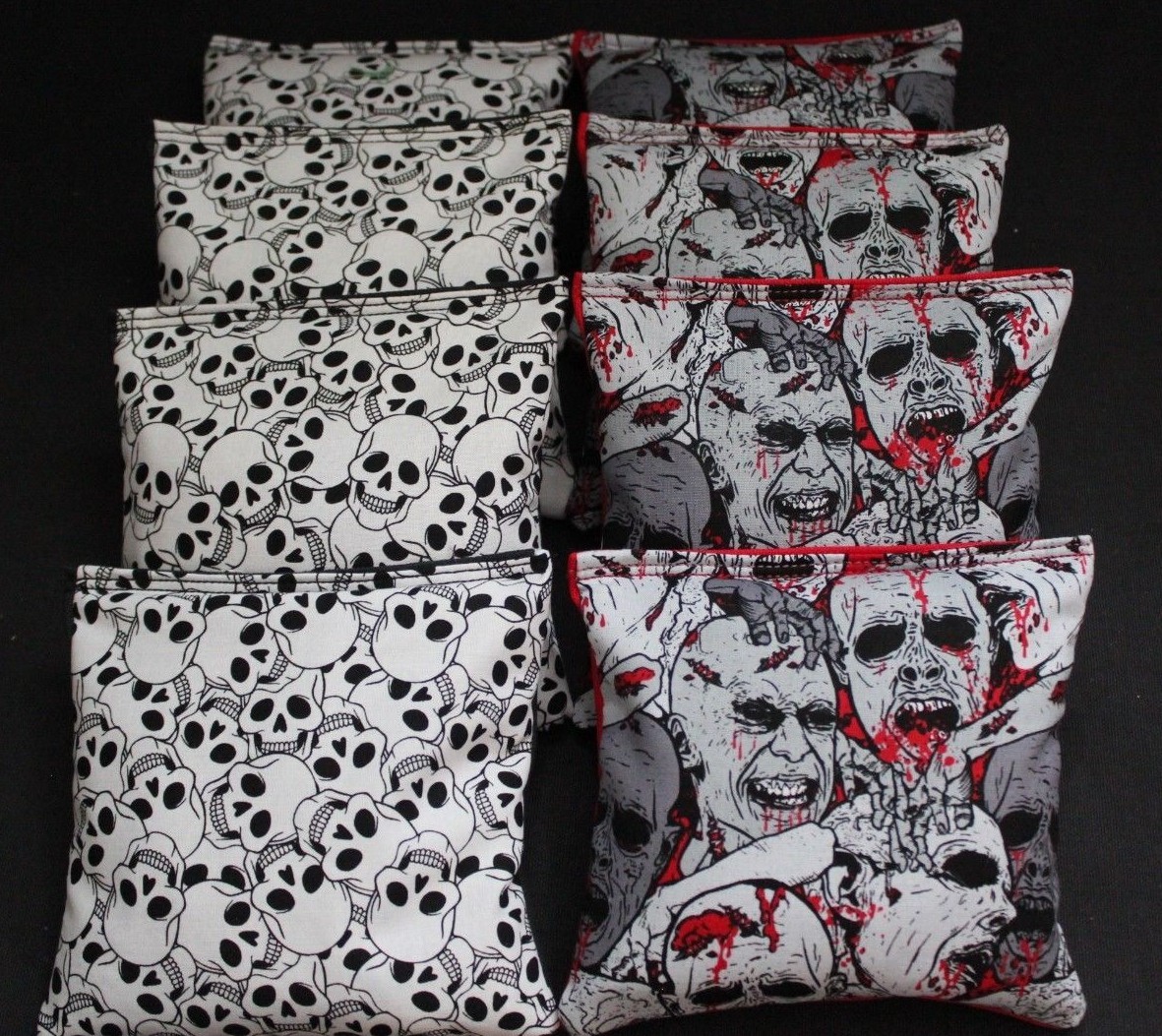 Skulls and  Bloody Mummys  8  ACA Regulation Cornhole Halloween party bags