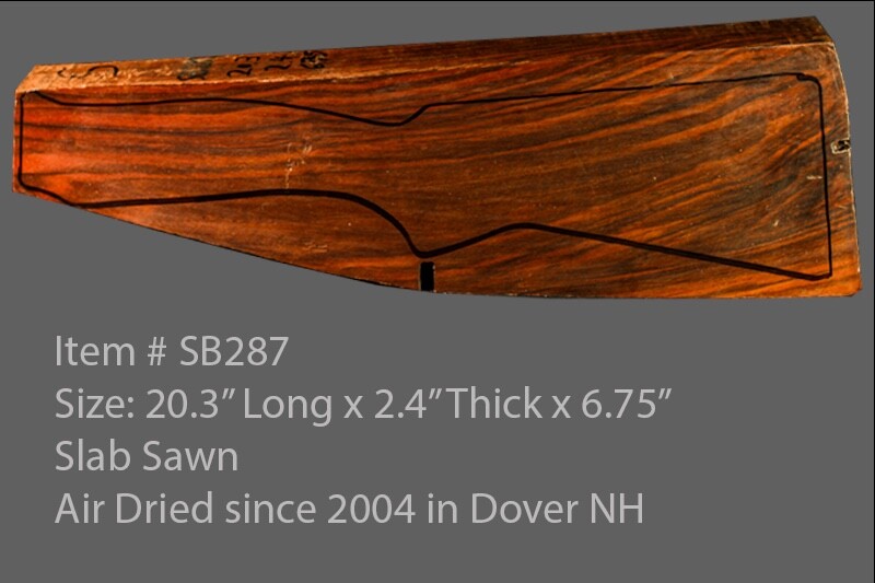 Turkish walnut gun stock blank for shotguns SB287