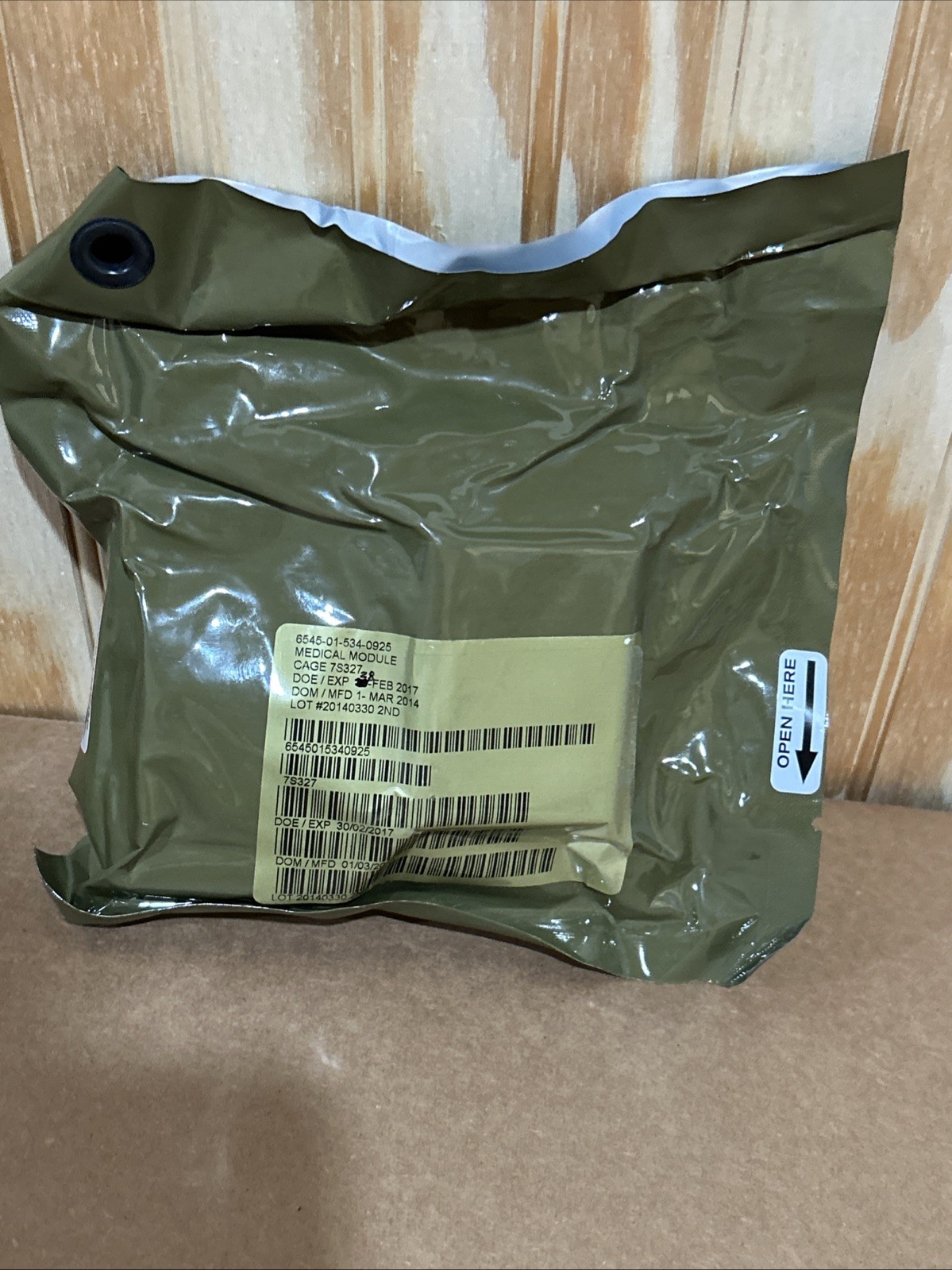 US Military Medical Module - 6545-01-534-0925 - Expired 2017  - New Sealed