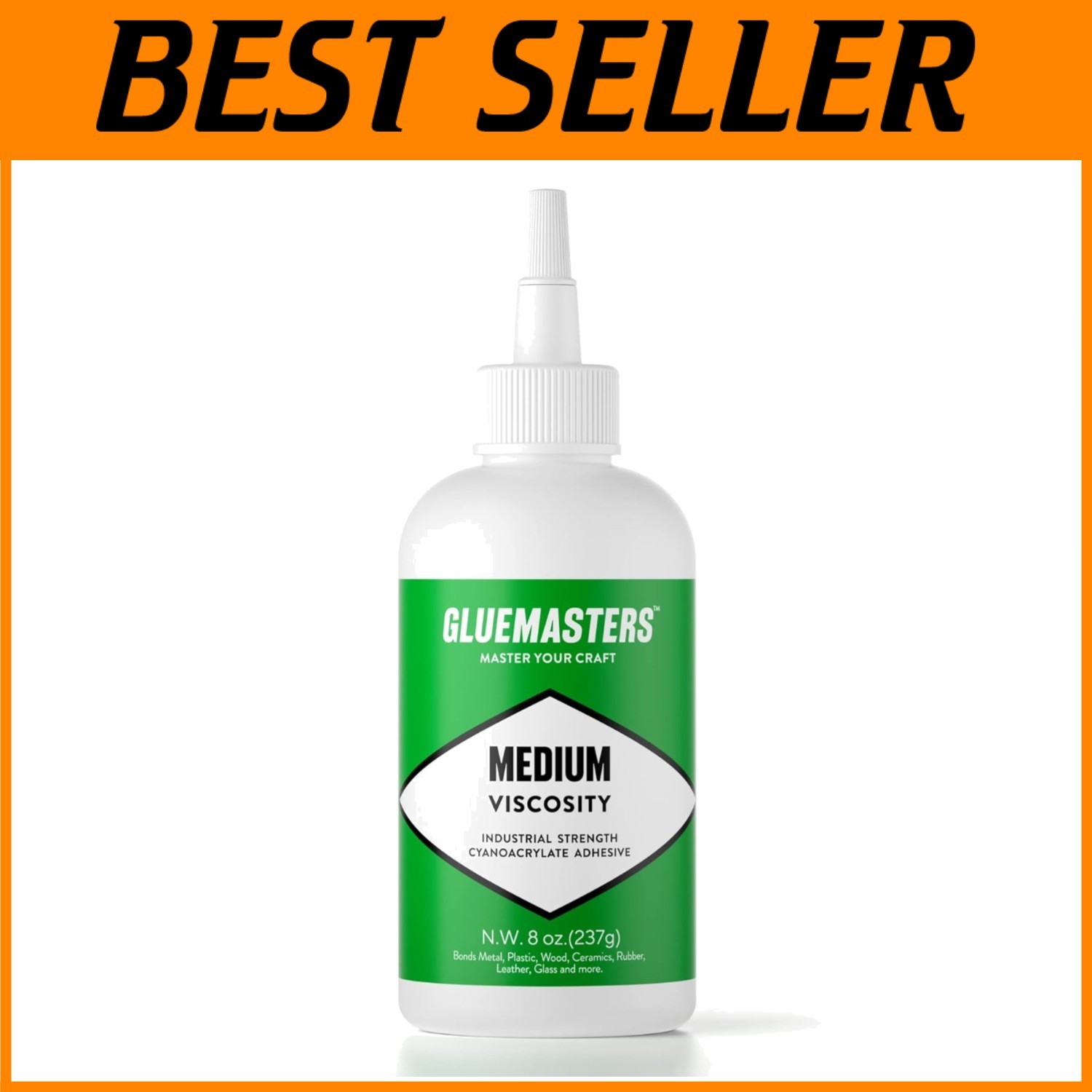 Cyanoacrylate Super Glue - Industrial Strength, 8 oz