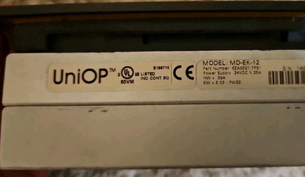 UniOp - Plastic Systems - HMI Touch Panel - Compact HMI MINI