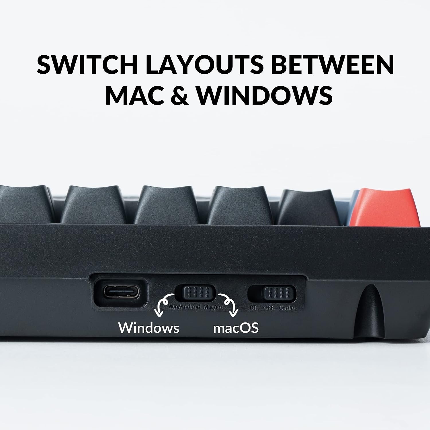 K10 Pro Wireless Custom Mechanical Keyboard Full-Size Layout | QMK Programmab...