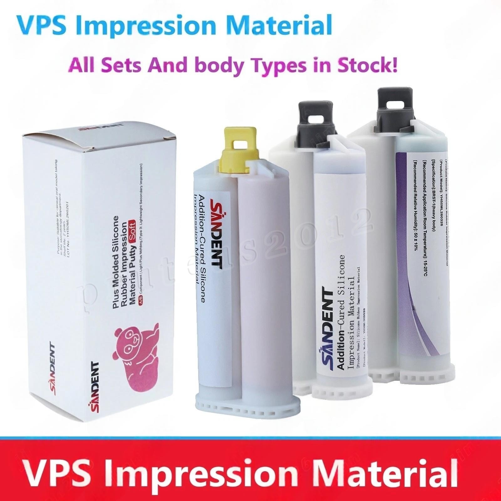 Dental Impression Material, VPS Heavy & Light Body, Fast & Regular (Choose Qtys)