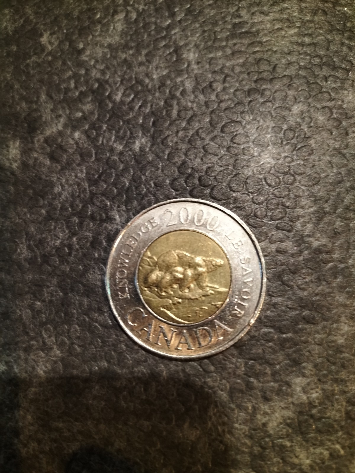 2000 Canada Knowledge Toonie Two Dollar Canadian Canada Coin