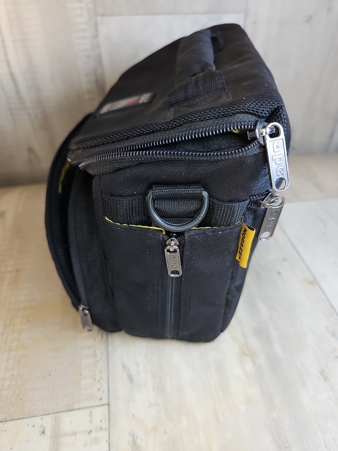 Ape Case Camera Bag Padded DSLR Case w Dividers Strap Black