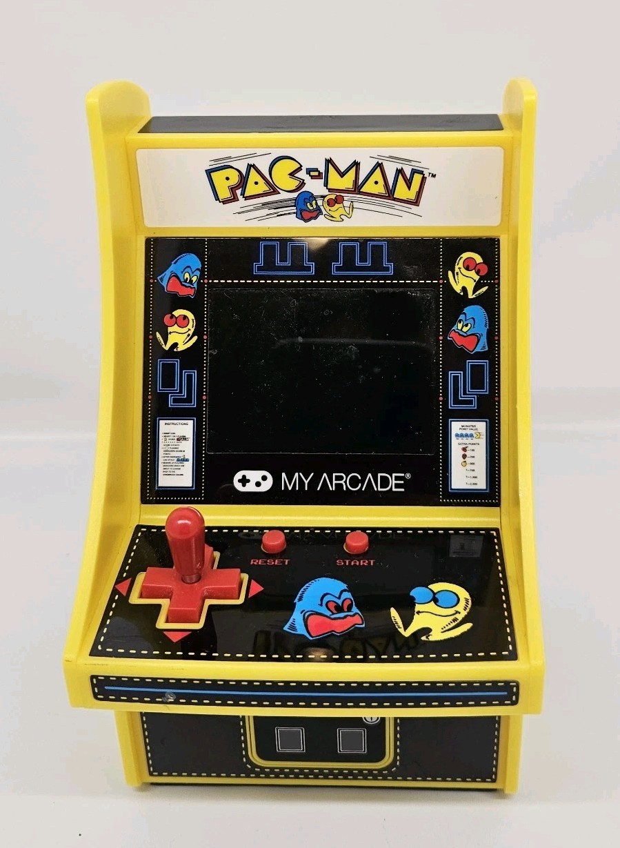 MY ARCADE - PAC-MAN COLLECTIBLE RETRO MINI ARCADE MACHINE Tested / Works