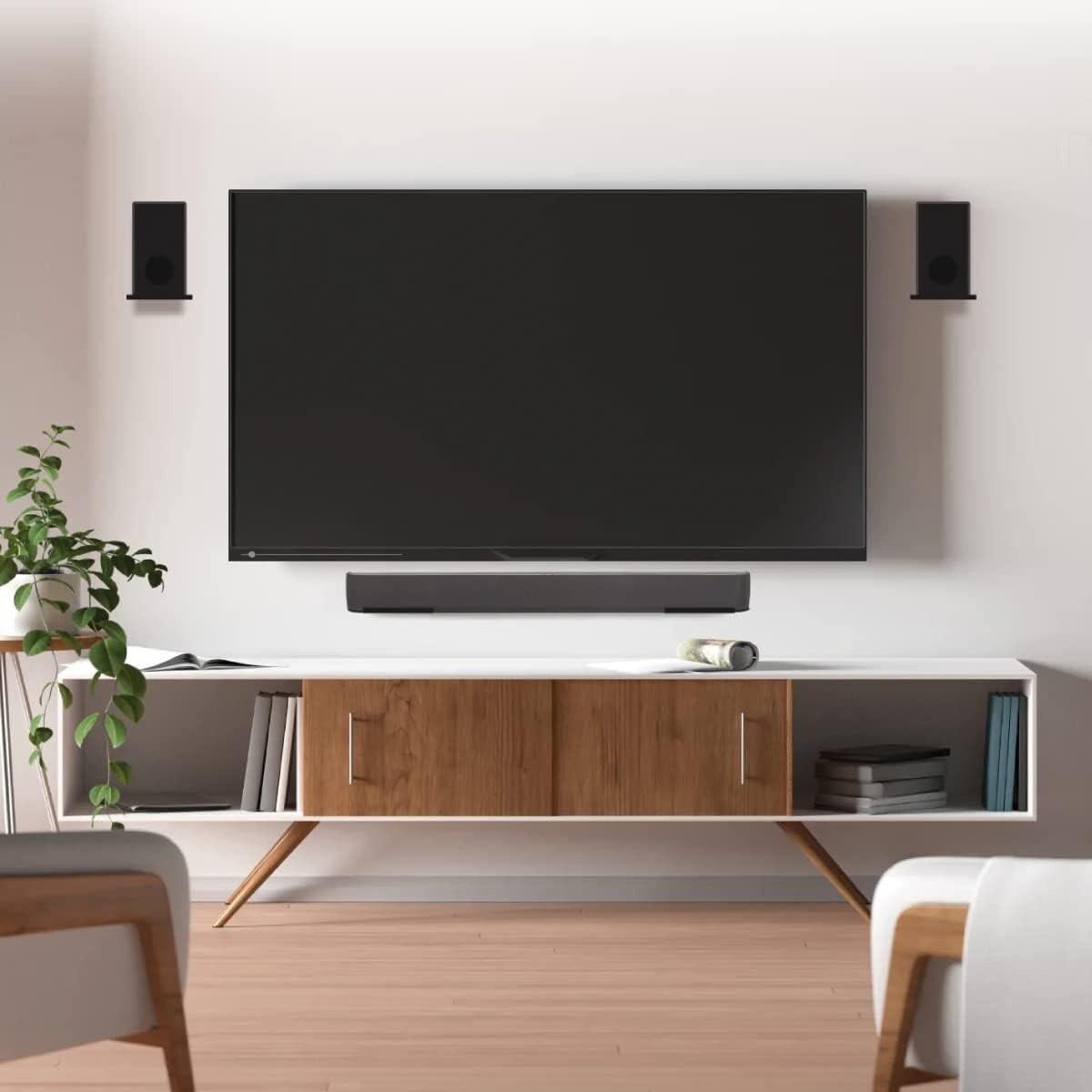 Hangman No Stud Surround Sound Mounting Kit in Black, Model SSMK