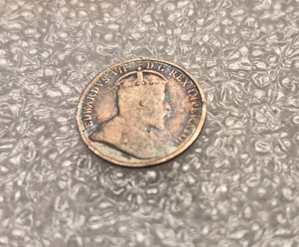 1904 Canadian Silver Nickel Coin