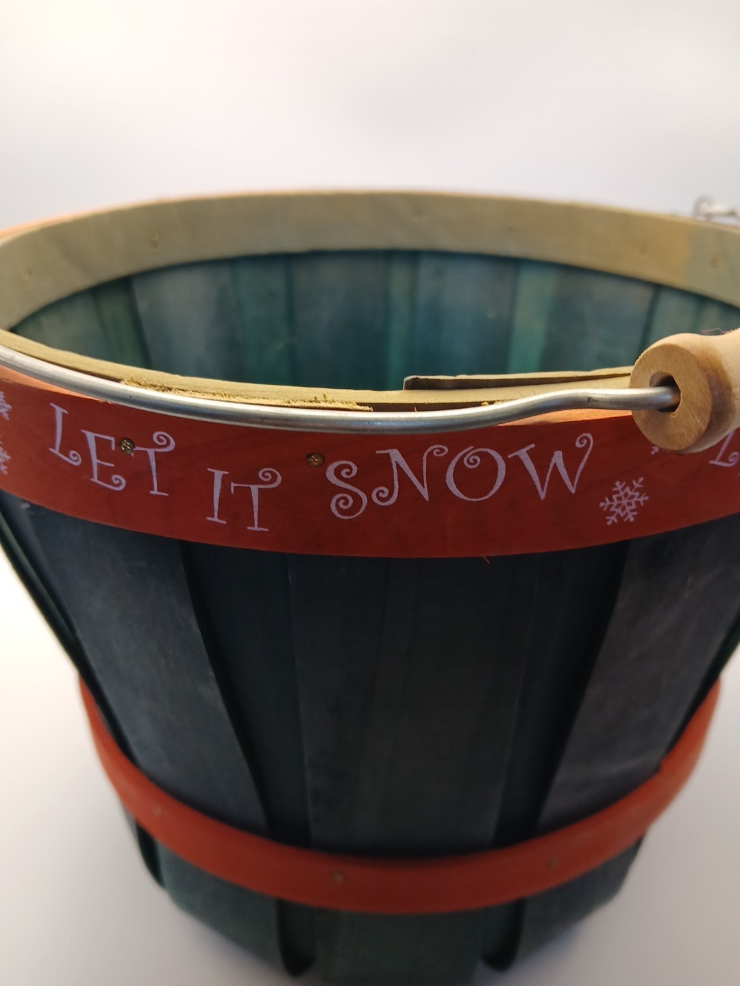 Joann Fabrics Let It Snow Basket NWT