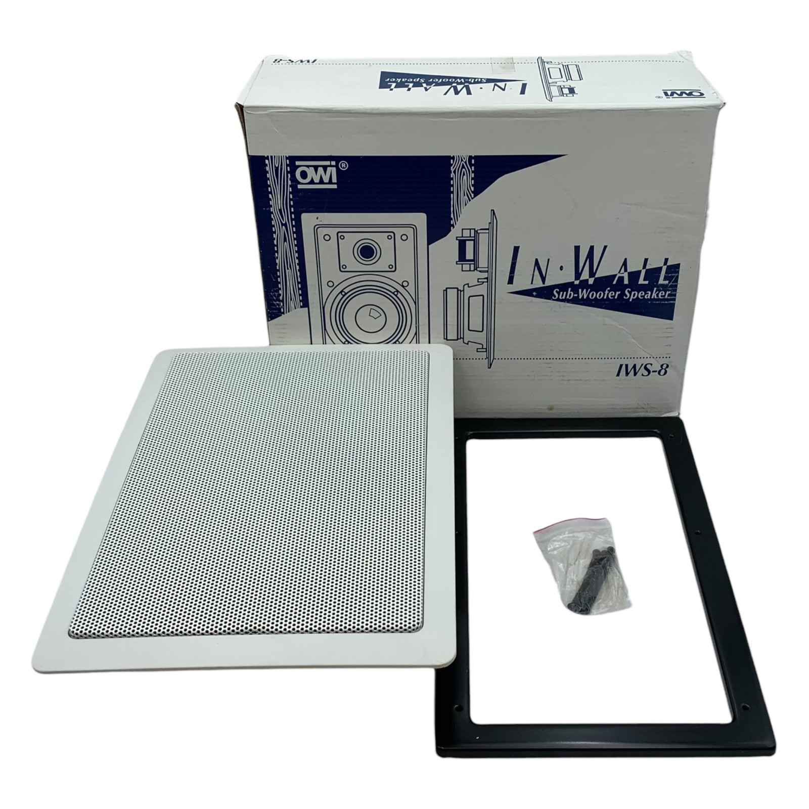 OWI IWS-8 8" 150W IN-WALL SUBWOOFER SPEAKER, WOOFER