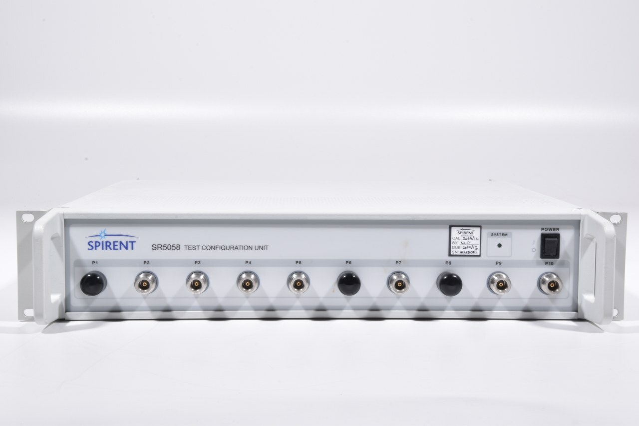 SPIRENT SR5058 Test Configuration Unit SN UCU310F1