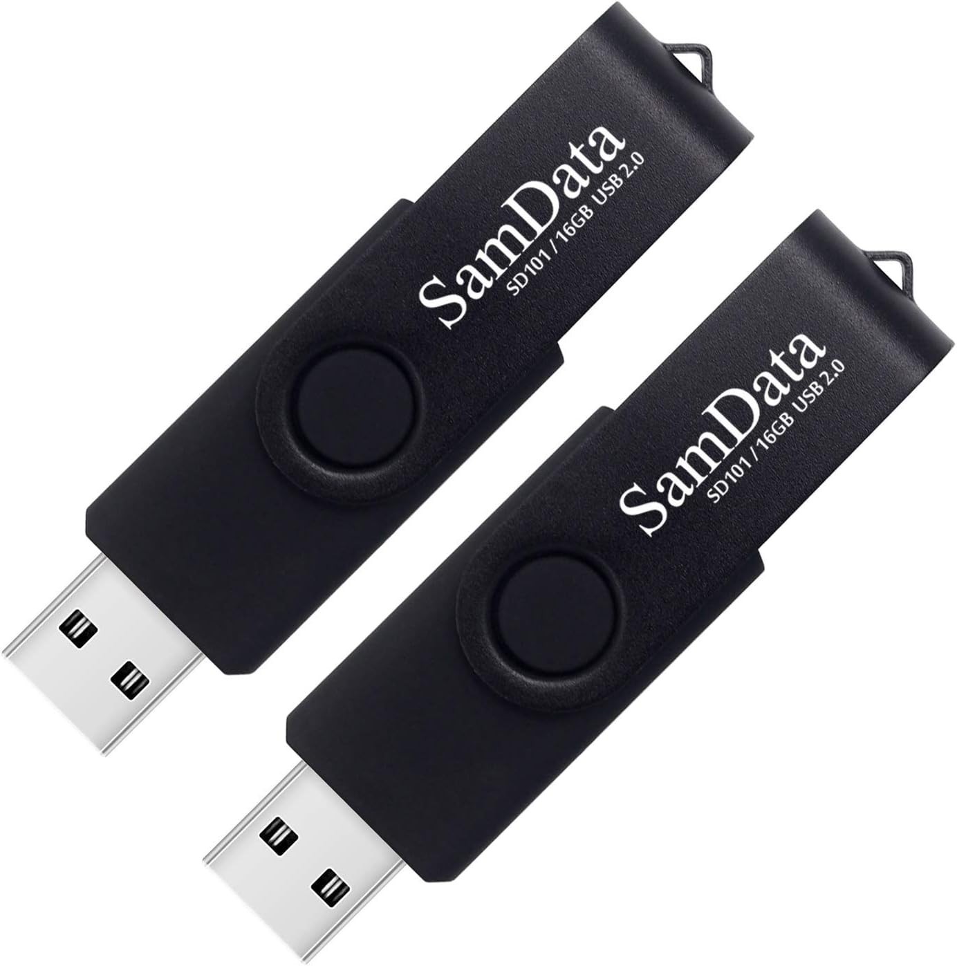 16GB USB Flash Drive 2 Pack with LED Indicator – Reliable Data Storage Solution