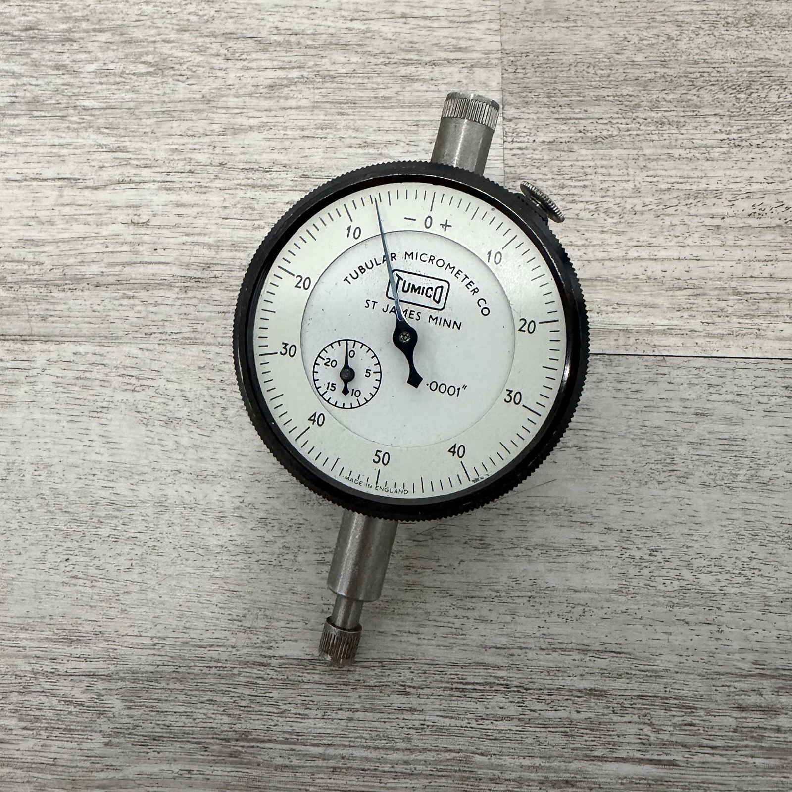 vintage Tumico Tubular Micrometer Co. dial indicator Gage Only