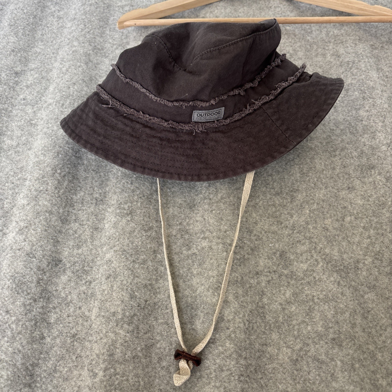 Outdoor Research Bucket Hat Cap Dark Gray 100% Cotton Unisex  Adult L-XL