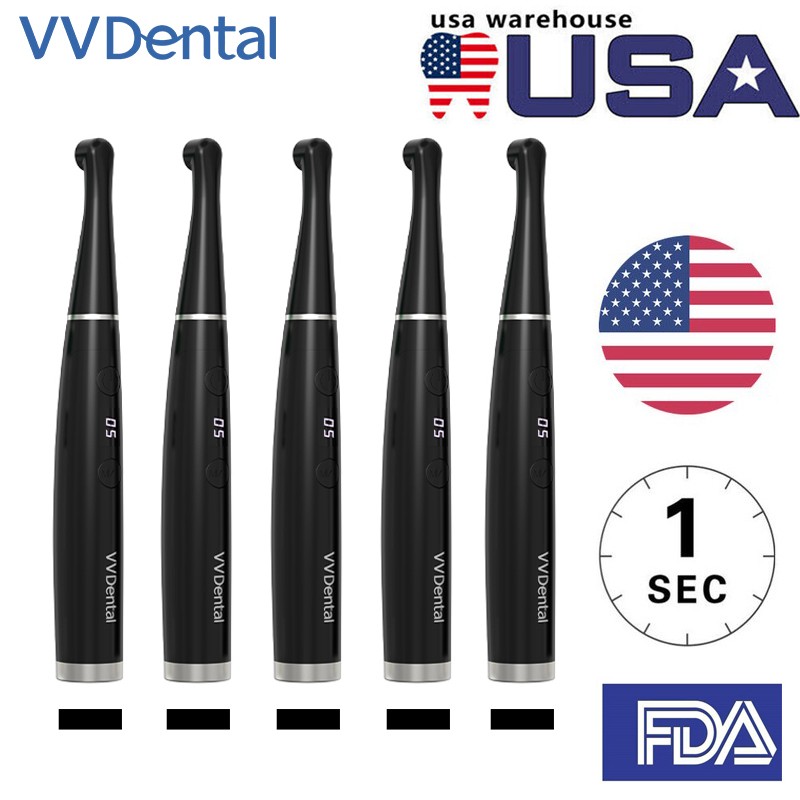 Dental LED Curing Light 1S Cordless Dental Photopolymerize Lamp 2500mW/cm² Resin
