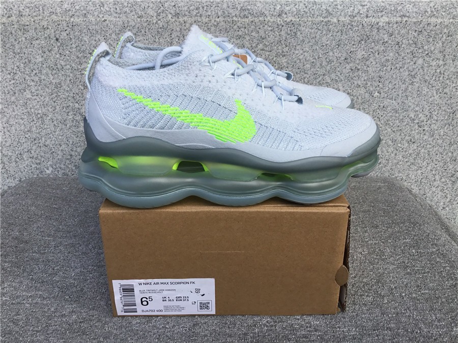 Nike Air Max Scorpion Men Grey Green Sneakers-DJ4702-400