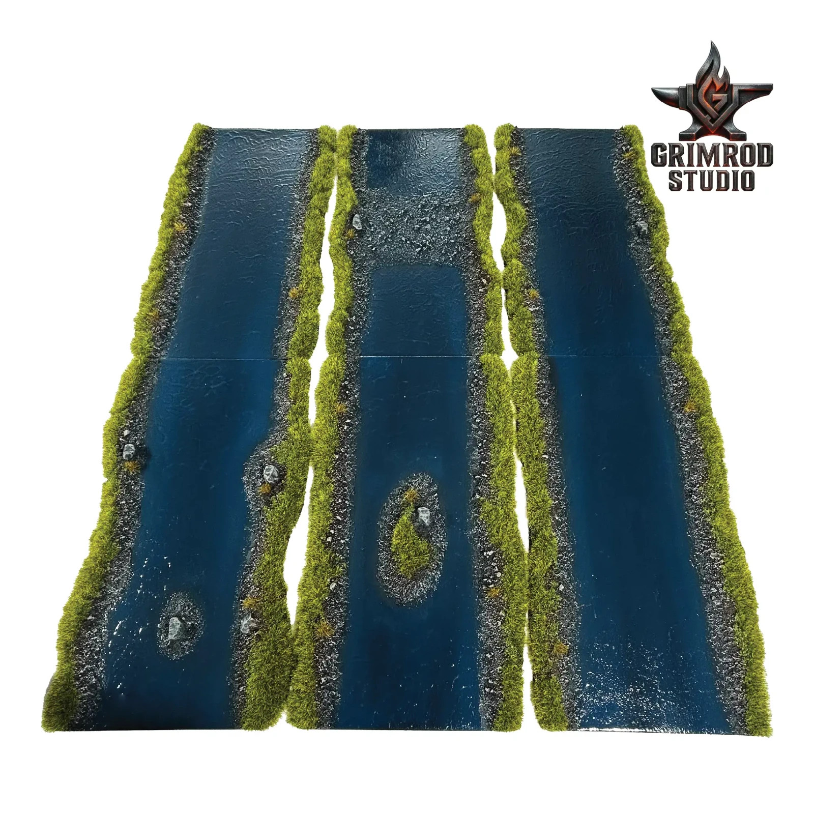 Grass River Terrain for 28mm / 32mm Miniatures Historical Tabletop Wargaming