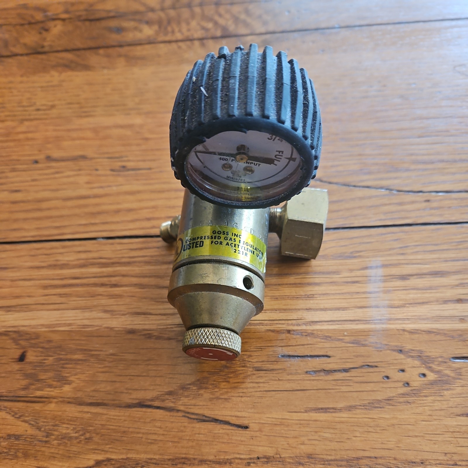 Goss Acetylene Regulator