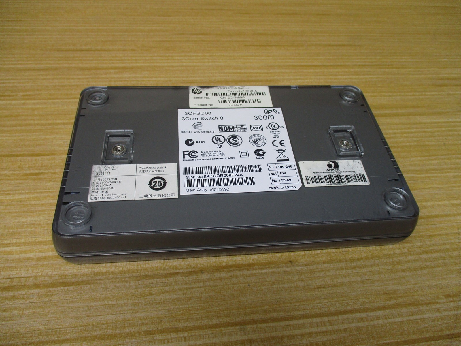 3Com 3CFSU08 Ethernet Switch