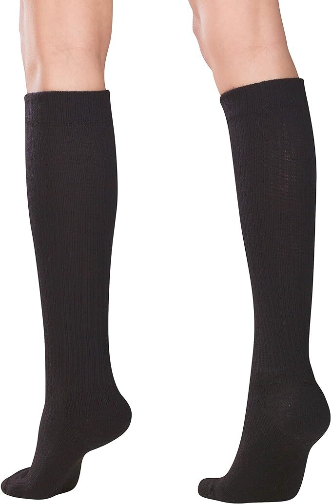 TRUFORM Comfort Casual Support Socks 10-20mmHg (Black) Medium