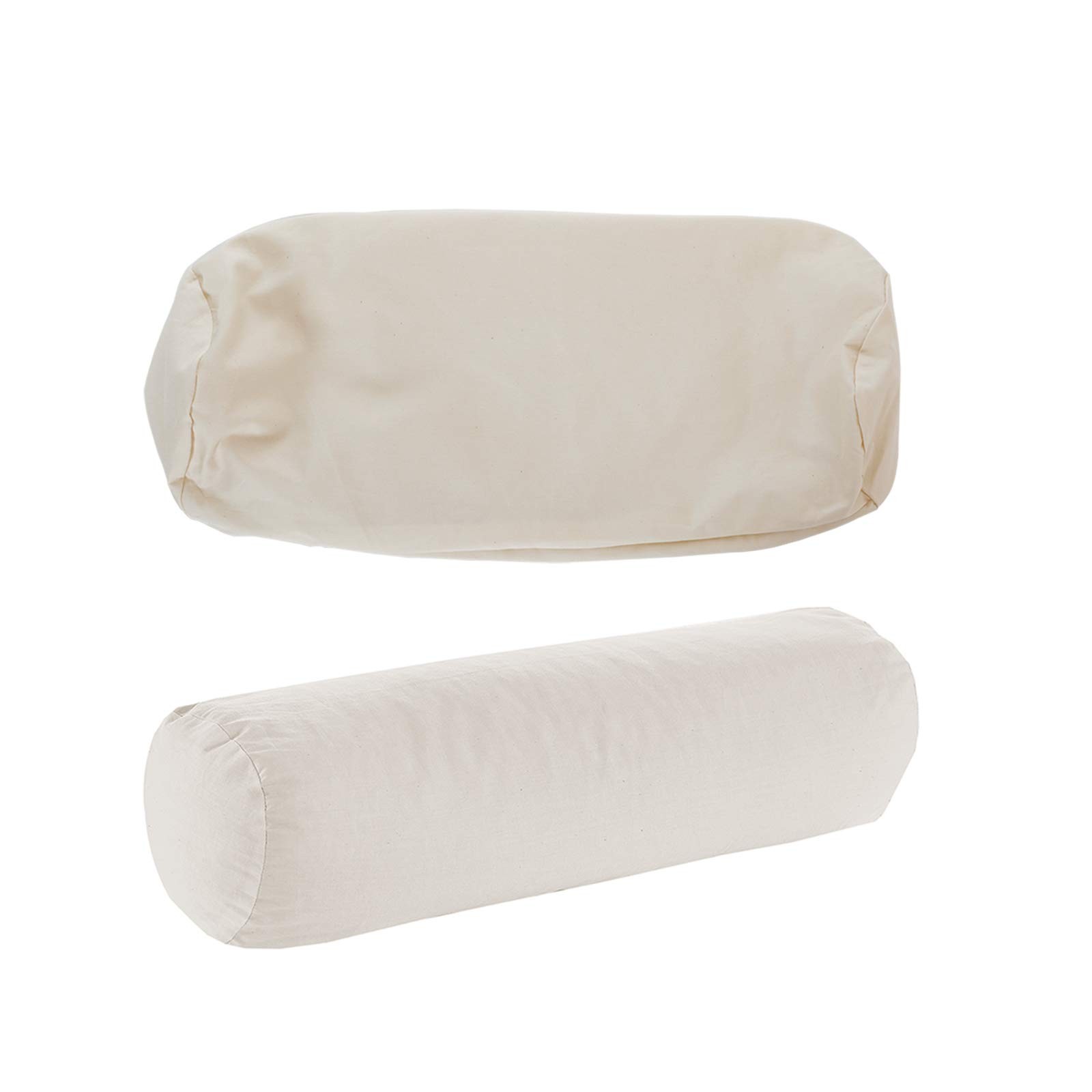 Lofe Organic Cotton Pillow Case - One Pack 17''×6'' Cylindrical Pillow Cover ...